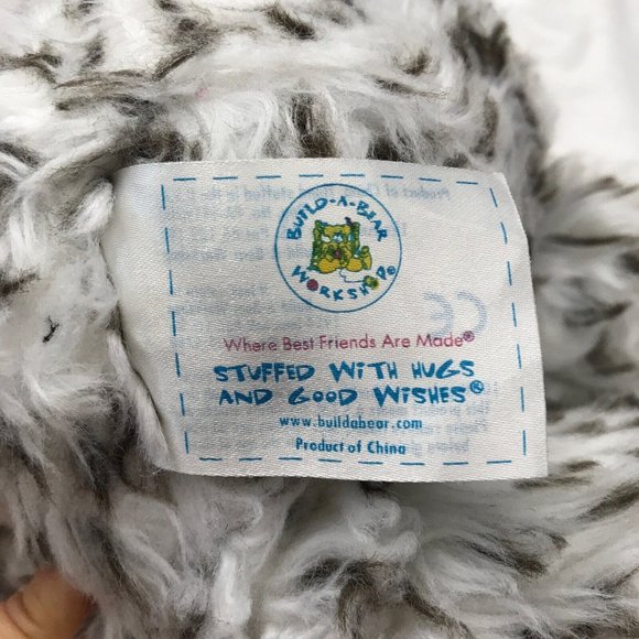 Build-a-Bear Snowy Owl Hedwig 14" Plush EUC Swivel Rotating Head Spotted - Picture 8 of 12